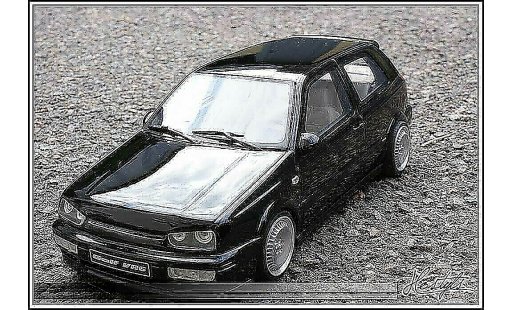 Volkswagen Golf VR6 1/18 Ottomobile black jantes schmidt diecast model cars