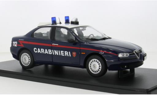 Diecast model cars Alfa Romeo 156 polizia 2.0 Twin Spark 1997 Carabinieri 1/18 Mitica