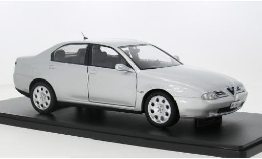 Diecast model cars Alfa Romeo 166 3.0 v6 silver 1998 1/18 Mitica