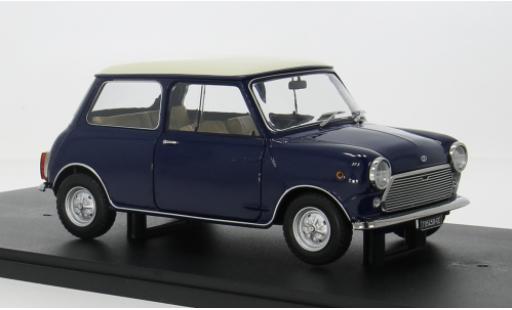 Diecast model cars Mini Cooper Base Bmw MkI blue/beige 1966 1/18 Mitica