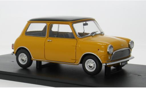 Diecast model cars Mini Cooper Base Bmw MkI yellow/black 1966 1/18 Mitica