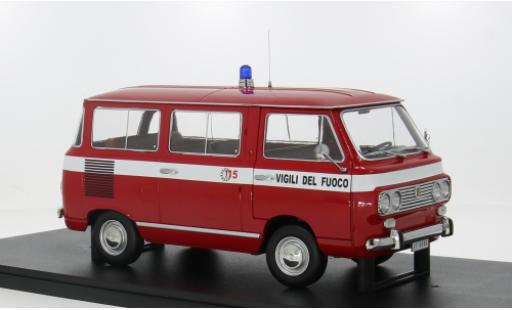 Diecast model cars Fiat 850 Familiare 1970 Vigili del Fuoco 1/18 Mitica