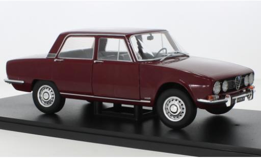 Diecast model cars Alfa Romeo 1750 berlina red 1968 1/18 Mitica