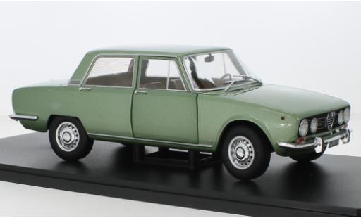 Diecast model cars Alfa Romeo 1750 berlina metallise green 1968 1/18 Mitica