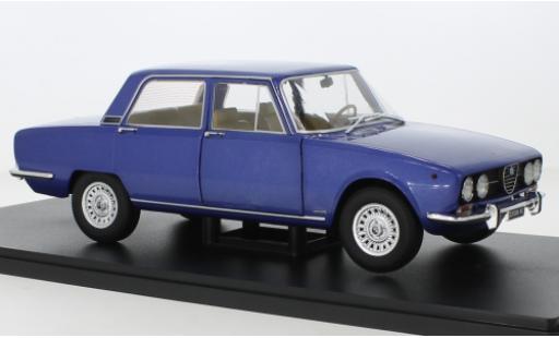 Diecast model cars Alfa Romeo 2000 berlina metallise blue 1971 1/18 Mitica