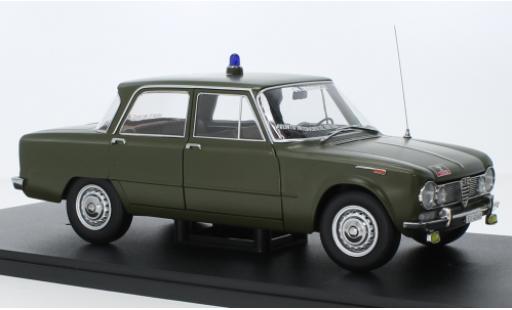 Diecast model cars Alfa Romeo Giulia Ti 1.6 Carabinieri roma 1963 1/18 Mitica