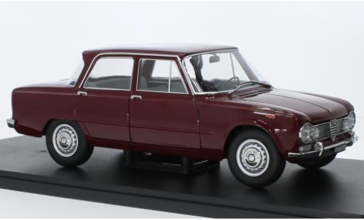 Diecast model cars Alfa Romeo Giulia Ti 1.6 red 1962 1/18 Mitica