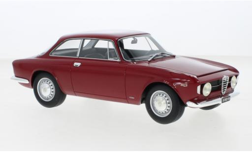 Diecast model cars Alfa Romeo Giulia gt junior 1300 red 1968 1/18 Mitica