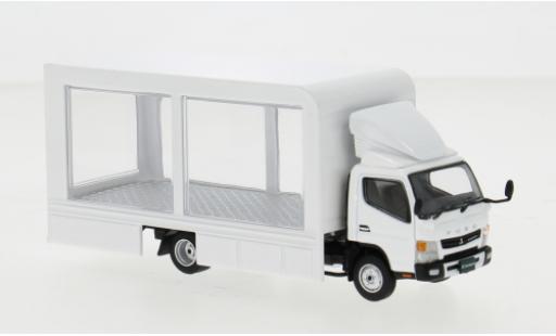 Diecast model cars Mitsubishi Fuso Canter white 1/64 Tarmac Works