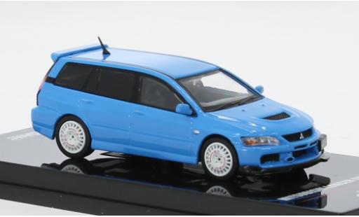 Diecast model cars Mitsubishi Lancer Evolution Evoluti blue 1/64 INNO64