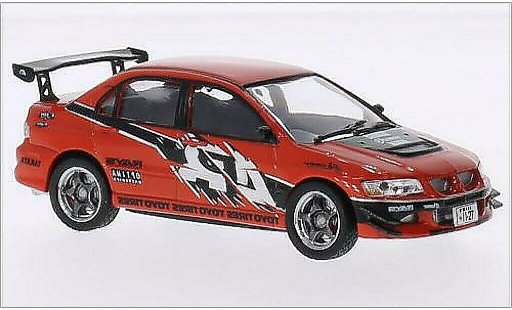 Mitsubishi Lancer Evolution IX 1/43 Greenlight red/Dekor 2006 diecast model cars