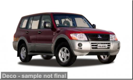 Diecast model cars Mitsubishi Pajero V73 red 1/18 Sun Star