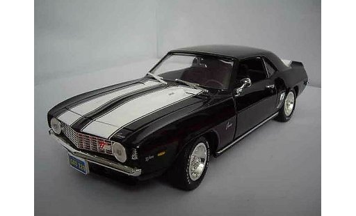 Chevrolet Camaro Z28 1/18 Ertl black bandes whites 1969 diecast model cars