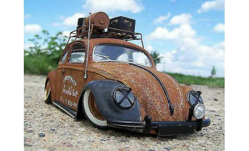 Volkswagen Kafer Rat Rod 1/18 Burago coccinelle kafer ratte diecast model cars