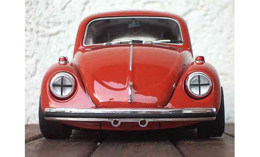 Volkswagen Kafer Base 1/18 Burago coccinelle red diecast model cars