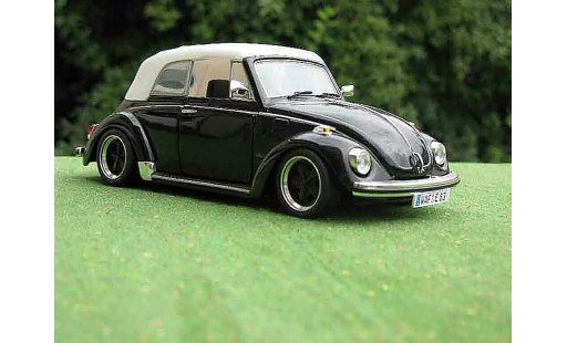 Volkswagen Kafer Base 1/18 Solido Coccinelle Cabriolet black jantes fuchs diecast model cars