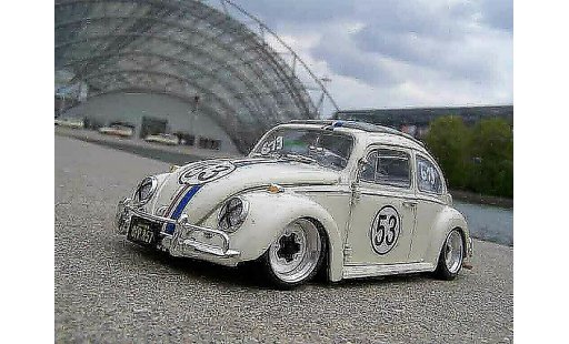 Volkswagen Kafer Herbie 1/18 Burago coxinelle jantes bords larges diecast model cars