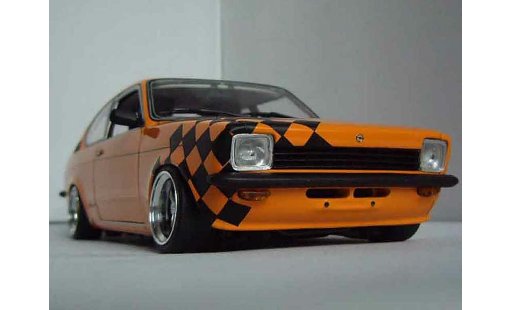 Opel Kadett C coupe 1/18 Minichamps sr 1976 orange diecast model cars