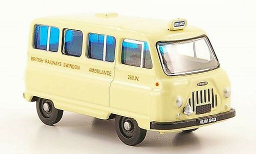 Morris J2 Minibus 1/76 Oxford British Railways Ambulance diecast model cars