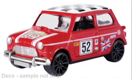Diecast model cars Mini Cooper Base Morris red/Dekor 1961 1/43 Motormax