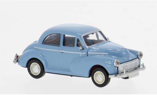 Diecast model cars Morris Minor Base 1000 blue 1956 1/87 Brekina