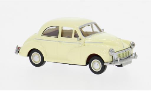 Diecast model cars Morris Minor Base 1000 yellow 1956 1/87 Brekina