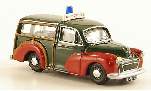 Morris Minor Traveller 1/76 Oxford Bomb Disposal diecast model cars