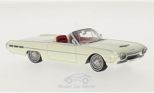 Diecast model cars Ford Thunderbird Bullet Bird Sports Roadster white 1/43 Motorhead