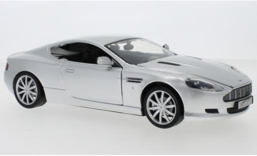 Diecast model cars Aston Martin DB9 coupe grey 1/24 Motormax