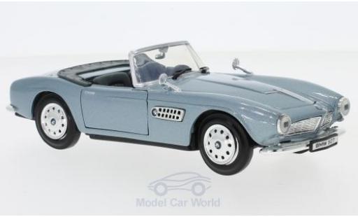 Diecast model cars Bmw 507 cabriolet metallic blue 1/24 Motormax