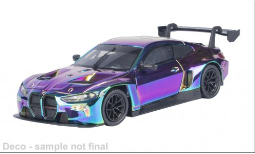 Diecast model cars Bmw M4 GT3 purple/blue 1/24 Motormax
