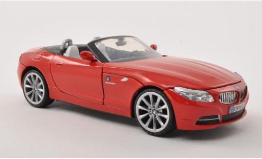 Diecast model cars Bmw Z4 roadster (E85) red 2010 hood ouvert sans Vitrine 1/24 Motormax