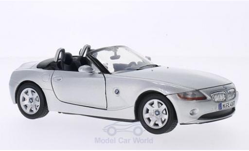 Diecast model cars Bmw Z4 roadster (E85) grey 2003 1/24 Motormax