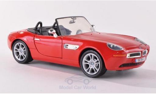 Diecast model cars Bmw Z8 roadster red without Vitrine 1/24 Motormax