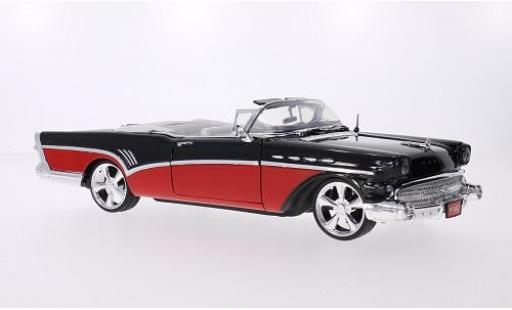 Diecast model cars Buick Roadmaster tuning black/red 1957 1/18 Motormax