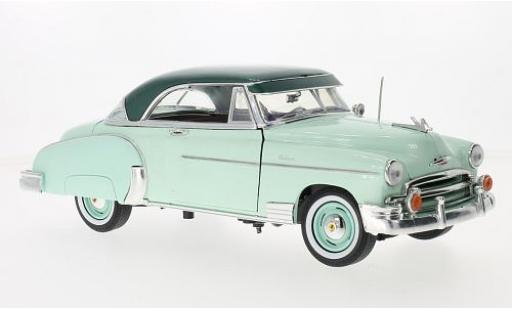 Diecast model cars Chevrolet Bel Air Coupe green/metallic green 1950 1/18 Motormax