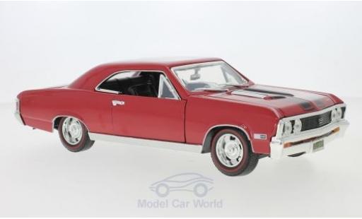 Diecast model cars Chevrolet Chevelle SS 396 red/black 1967 1/18 Motormax