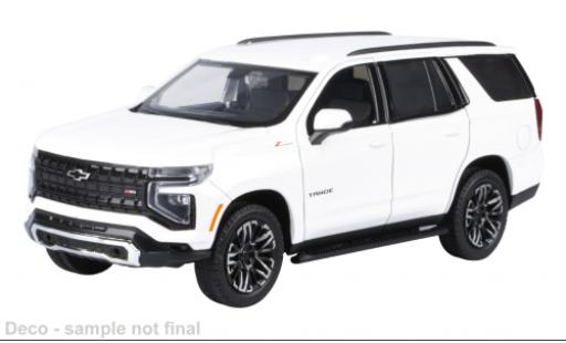 Diecast model cars Chevrolet Tahoe suv Z71 white 2025 1/24 Motormax