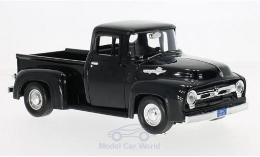 Diecast model cars Ford F-100 Pickup 00 Pick Up black 1956 1/24 Motormax