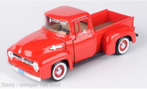 Diecast model cars Ford F-100 Pickup 00 red 1/24 Motormax