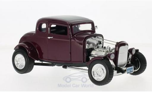 Diecast model cars Ford Hot Rod 1932 metallic purple 1/18 Motormax