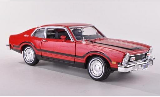 Diecast model cars Ford Maverick Berline red 1974 sans Vitrine 1/24 Motormax