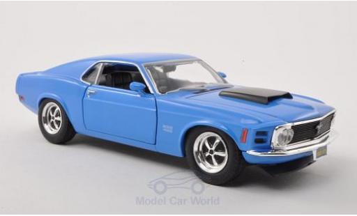 Diecast model cars Ford Mustang Boss 429 blue 1/24 Motormax