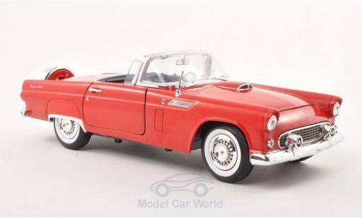 Diecast model cars Ford Thunderbird Two-Seater Convertible red 1956 1/18 Motormax