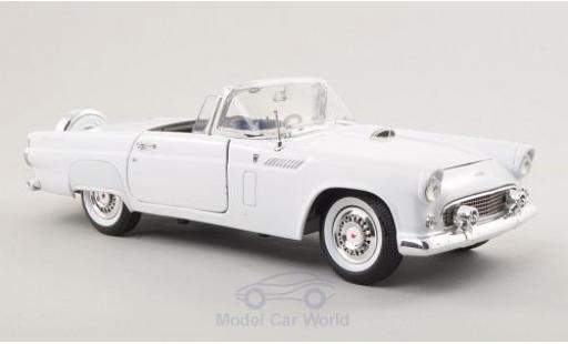 Diecast model cars Ford Thunderbird Two-Seater Convertible white 1956 1/18 Motormax