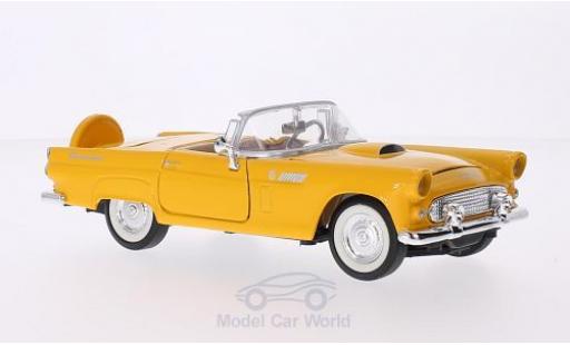 Diecast model cars Ford Thunderbird Two-Seater yellow 1/24 Motormax
