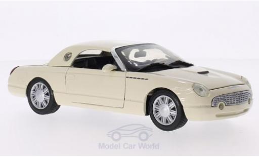 Diecast model cars Ford Thunderbird Retro Hardtop beige 1/24 Motormax
