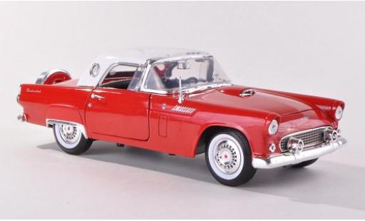 Diecast model cars Ford Thunderbird Two-Seater Hardtop red/white 1956 sans Vitrine 1/18 Motormax