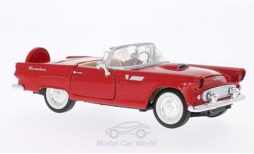 Diecast model cars Ford Thunderbird Two-Seater red 1956 1/24 Motormax
