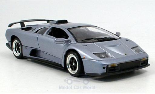 Diecast model cars Lamborghini Diablo GT metallic grey 1/18 Motormax